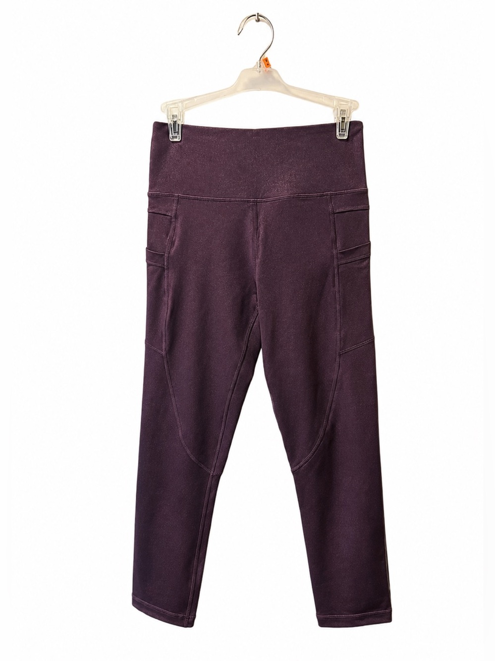 ZYIA Active Plum High‑Rise Pocket Leggings – Size 4